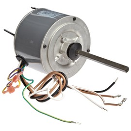 Fasco D7748 5.6" Frame Open Ventilated Permanent Split Capacitor Condenser Fan Motor with Ball Bearing, 1/3HP, 1075rpm, 208-230V, 60Hz, 2.9 amps