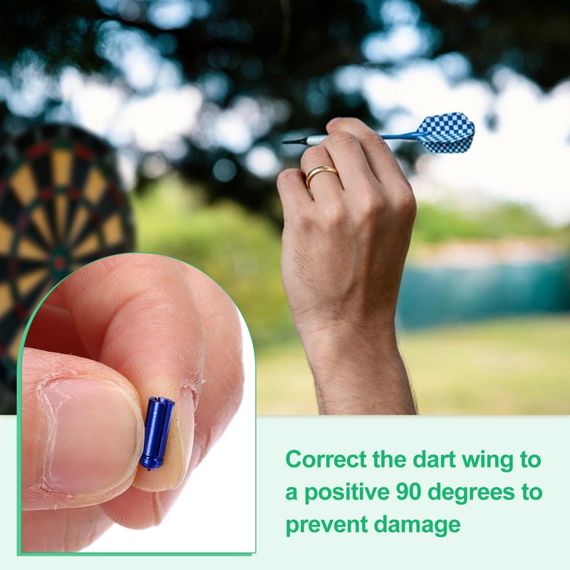 PATIKIL Dart Flight Protectors, 8 Pack Aluminum Alloy Dart Wing
