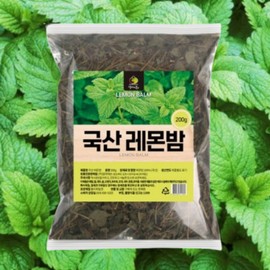 Mom's son Domestic Lemon Balm Herbal Tea Lemon Balm Tea 200g 100% real raw materials / 국산 레몬밤허브티 레몬밤차 200g 리얼 원재료 100%