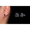 Pendientes unisex de Buda Namaste Ohm Om Aum Sánscrito Símbolo