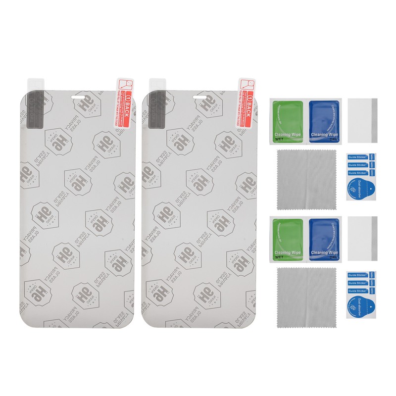 2 Set Private Screen Protector Scratch Proof Anti Fingerprint Ultra