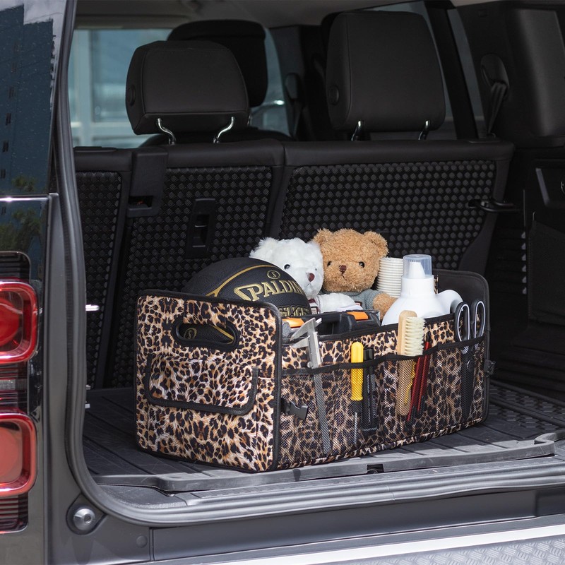 JiatuA Car Trunk Organizer, Car Organizers and Storage Collapsible Multi