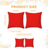 Brilliant Red Cushion Covers 45X45 - Pack of 2, Indoor