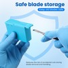 Geiserailie Blade Remover, Easy to Use, Compact, Plastic Blue Blade