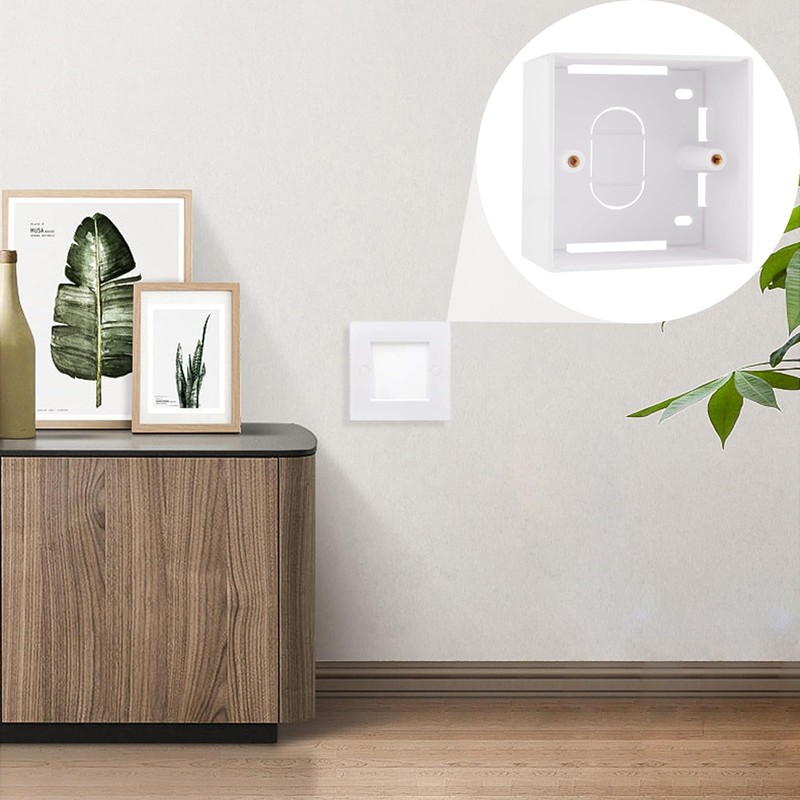 NIYATA 4pcs Surface Mount Back Box for Ethernet Wall Plates,