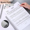 GXGM 1 Item 30 Sheets 60 Pages Music Folder for