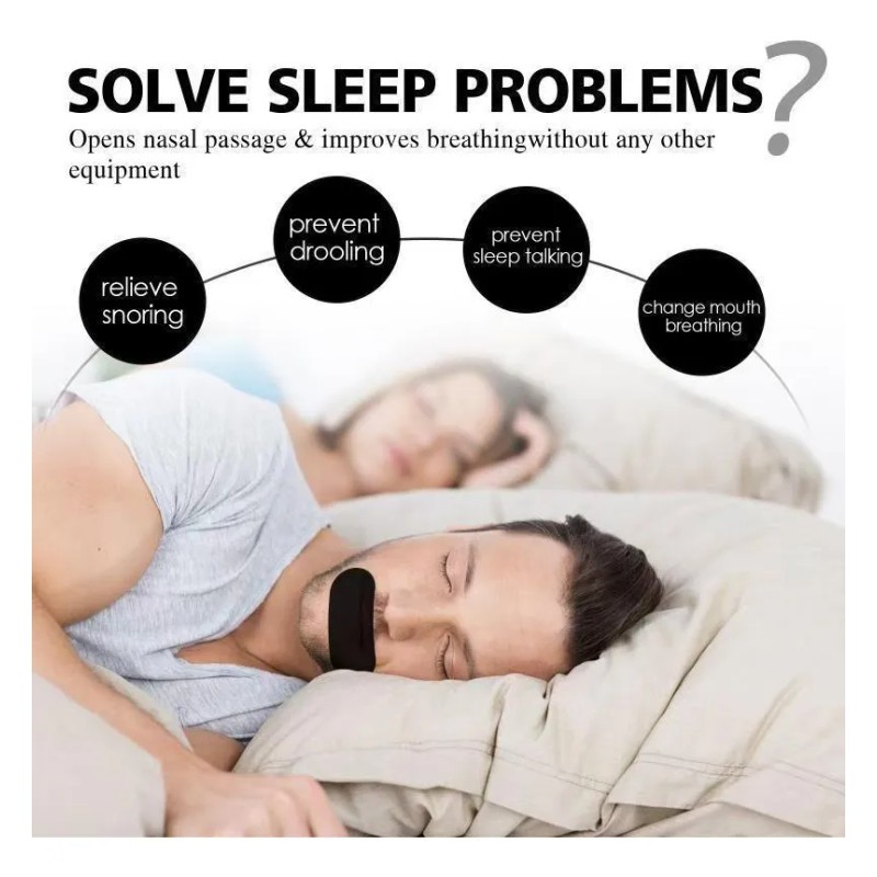 Parche Bucal Para Dormir Para Respirar Por La Boca Contra