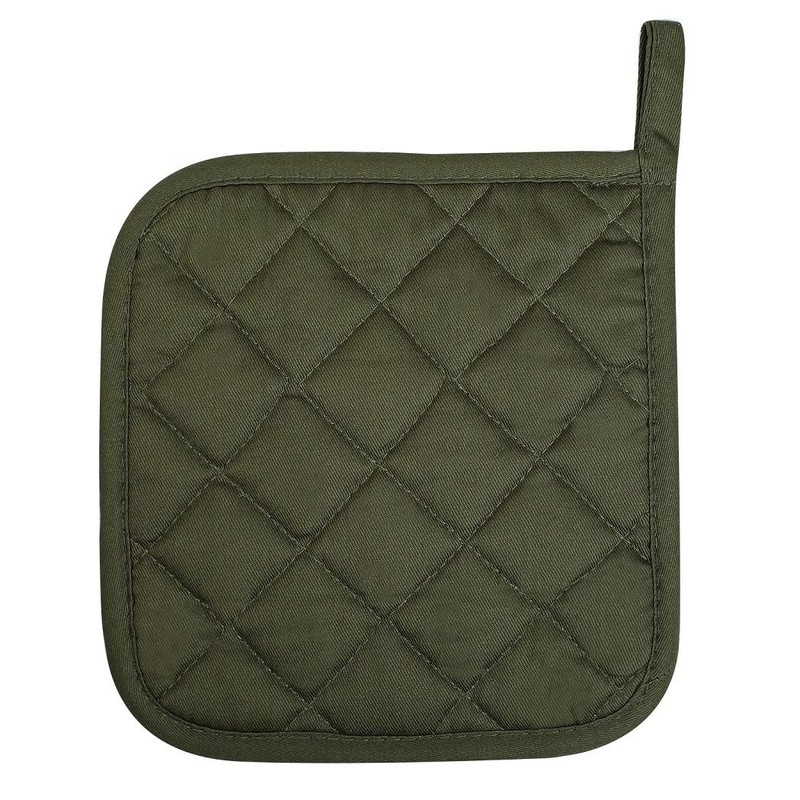 100% Cotton Potholders Kitchen Everyday Basic Terry Pot Holder Heat