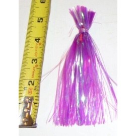 Extreme Fishing 5 Sea Fishing Lure Mahi Striker Duster With 7/0 1/2oz Ballyhoo Rig Seawitch Tuna - Purple