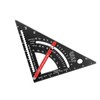 Adjustable Triangle Rafter Square, Aluminium Carpenter Square with Easy Angle