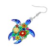 DALANE Acrylic Cute Turtle Earrings Hanging Dangle Drop Ocean Animals