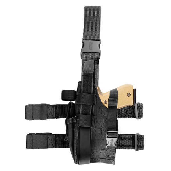 BLACKHAWK Omega VI Elite Black Holster, Size 02, Left Hand,