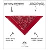 fashionchimp Bandana, 100% Cotton, Premium Quality, Nicki Neckerchief for Men