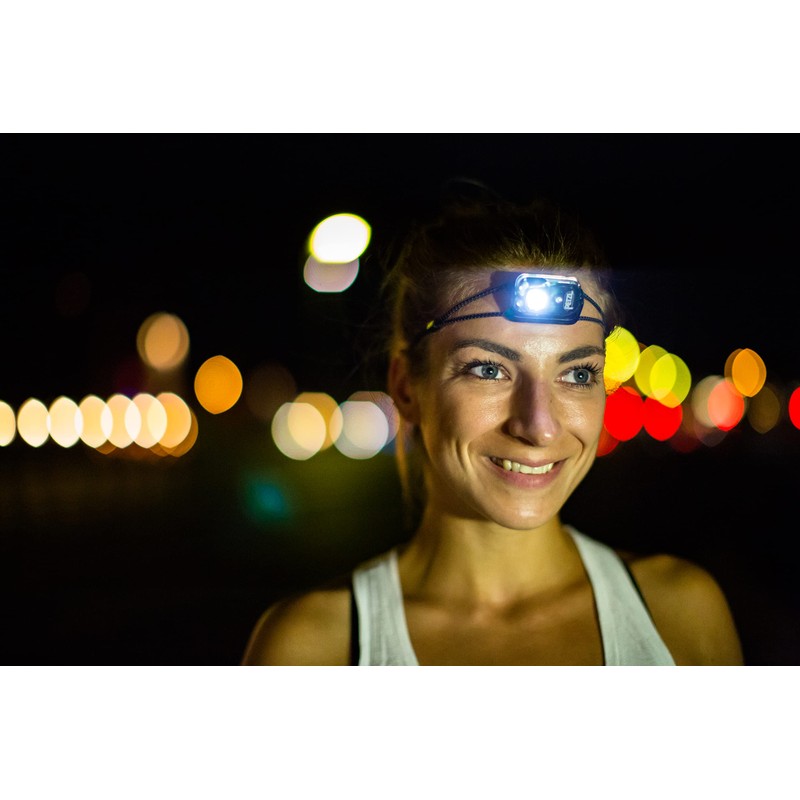 PETZL, Bindi Headlamp Black, Ultra-Compact Rechargeable headlamp Designed for Everyday