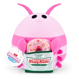 Snackles Series 2 Wave 2, Snack Swap, Shrimp, 35 cm by ZURU Cuddly Squishy Comfort Plush with License Snack Brand Accessory (Shrimp, Krispy Kreme)