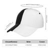 Black and White Baseball Hat Caps Sun Protection Hat Outdoor