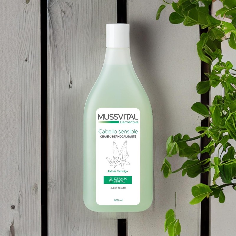 MUSSVITAL Dermactive Sensitive Shampoo for Sensitive Hair, Curculigo for Children