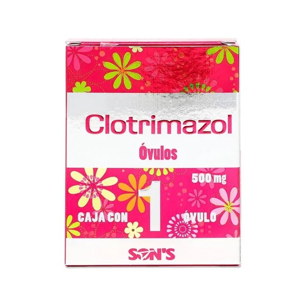 Clotrimazol, Caja Con 1 Ovulo De 500 Mg, Sons
