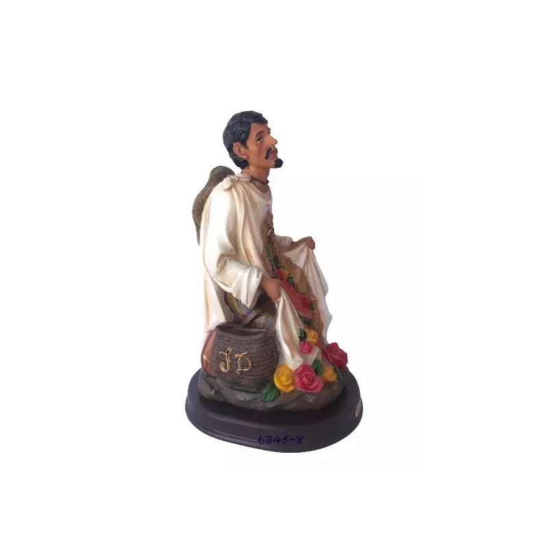 San Juan Diego Con Virgen de Guadalupe En Manto 8"