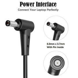 AC Slim 330W Power Supply for Asus ROG Strix Scar 16 17 18 G18 G634JY G634JZ G733PZ G733PY G733 G733CX G814JZ G814JI G834JY Zephyrus Duo 16 GX650 0 PZ GX650 PY A22-330P1A