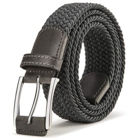 Bulliant Stretch Belt Unisex Elastic Braided Belt for Men and Women 35 mm Various Colours - Classic