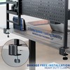 VIVO Steel Clamp-on 46 x 25 inch Desk Pegboard System