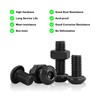 256 Pcs M5 Screws Set, Nuts and Bolts Assortment Kit,