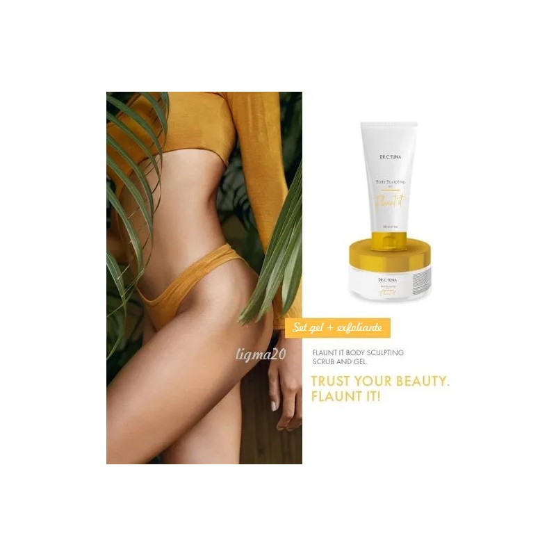 Ctuna Flaunt Exfoliante Modelador Cuerpo Farmasi Tomillo Chabacano