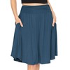 Stretch is Comfort - Falda de bolsillo para mujer, Verde