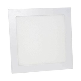 LOWENERGIE 18w LED Square Ceiling Panel Light Recessed Down Lighting, 225mm 9 inch 150w Halogen Equivalent (6000K)