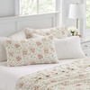 Laura Ashley - King Quilt Set, Reversible Cotton Bedding with