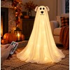 LED Ghost Dog Halloween Decoration with Remote Control – Lightweight