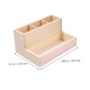 VILLFUL Retro Style Wooden Cosmetics Storage Box Makeup Storage Organizer