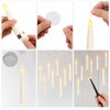 Floating LED Candles with Magic Wand – Warm Flickering Flameless