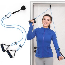 FSA or HSA Eligible Shoulder Pulley, Pulleys for Shoulder Rehab Over Door, Exercise Pulley for Physical Therapy, Over The Door Physical Therapy System, FSA or HSA Eligible