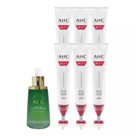 AHC [최신상] AHC 아이크림 시즌14 풀 리프트 T괄사 리프팅 40ml 6개+카밍앰플 [Latest] AHC Eye Cream Season 14 Full Lift T Gua Sha Lifting 40ml 6pcs + Calming Ampoule [Single item]