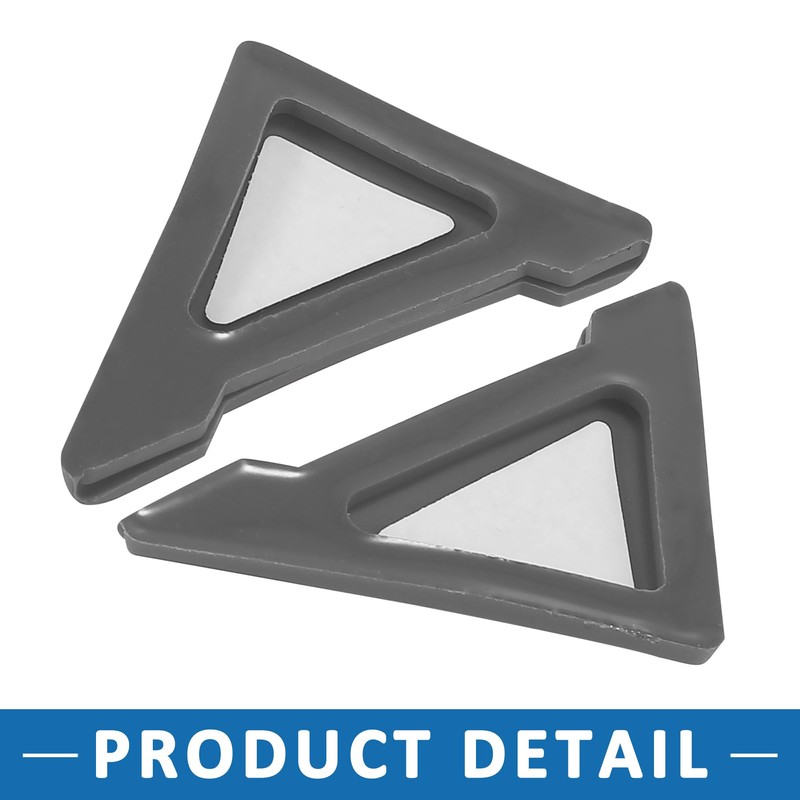 A ABSOPRO Car Door Corner Edge Guards Bumper Protector Gray