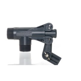 Kerick Valve PS150SS PVC Float Valve, Standard Mount, 124 gpm at 50 psi, 1-1/2" NPT Male
