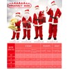 SHEJIZE Kids Santa Costume Children's Santa Claus Costume for Kids