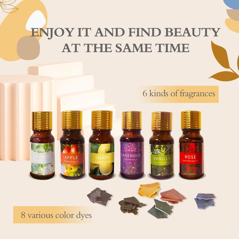 DIY Candle Making Kit for Adults with Smart Wax Melting