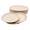 itechpanda 50 Pack Disposable Paper Plates 9 in, Lace Disc