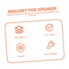 jojofuny 2sets Wall Mount Brackets for Surround Sound Speakers Tilt