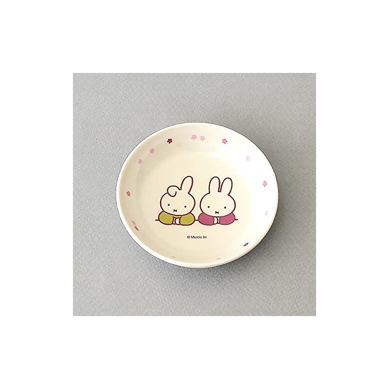 Kanto Plastic Industry Biomass Miffy Series Small Plate, 3.8 x