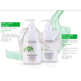 Biotrade Keratolin Body Lotion 8% Urea 400 ml Hydrating Lotion for Dry and Firm Skin