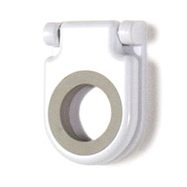 Spectrum Diversified Plastic Mop and Broom Holder, White, 11.25 in L x 1 in W x 3 in H