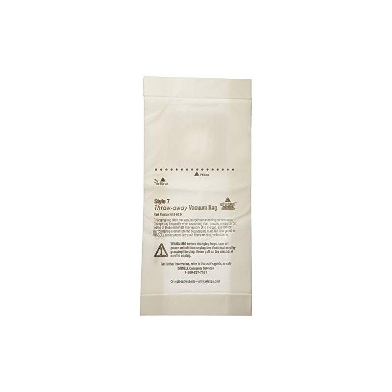 Bissell Lift-Off Vacuum Bag Style 7 Fits : Bissell Bagged