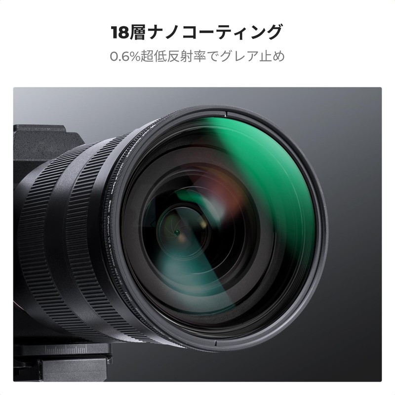 K&F CONCEPT 49mm 1/8 Black Mist & ND2-32 Filter Multifunction