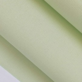 19" x 28" 14CT Counted Cotton Aida Cloth Cross Stitch Fabric (Light Green)
