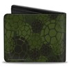 Buckle-Down Men's Wallet Classic Turtle Face Close-up Outline/TMNT Turtle Shel