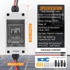 Pjerjzn Solar Panel Disconnect Switch 1000V DC/AC 25A PV Disconnect